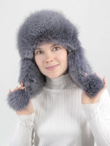 128-35 Ушанка Песец